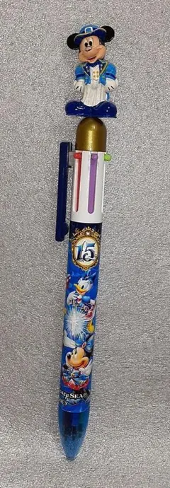 東京ディズニーシー 15周年 グッズ 6色 ボールペン 中古
