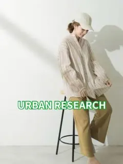 URBAN  RESEARCH ■コットンリネンストライプシャツ