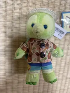 ディズニーシー オルメル ぬいぐるみバッジ　 ぬいば　ハワイアン