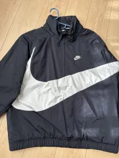Nike ナイロンジャケット ブラック/ホワイト