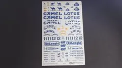 タミヤ 1/20 ロータス 99T 1987年 デカール