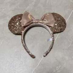 ディズニーカチューシャ　ミニーマウス　ピンク　スパンコールのサムネイル