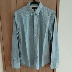 BANANA REPUBLIC メンズ　チェック柄シャツ Mサイズ