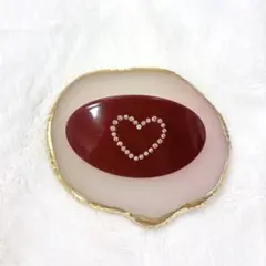 potete ヘアクリップ ヘアバレッタ ボルドー