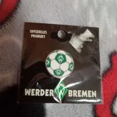 ドイツ製！WERDER BREMEN ピンバッジ サッカーボールデザイン