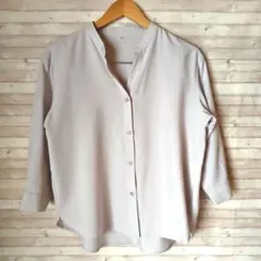 o*a様 バンドカラーキーネックブラウス