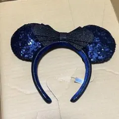 ディズニー ミッキーマウス カチューシャ ネイビーブルー ハロウィン
