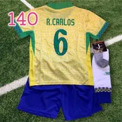 Ｆリーグ選抜　ロベルトカルロス　ユニフォーム ブラジル代表 サッカーユニフォーム メンズ SIZE S ブルー