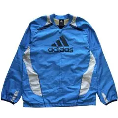 プルオーバー adidas アディダス ピステ ライトブルー 00s M 古着