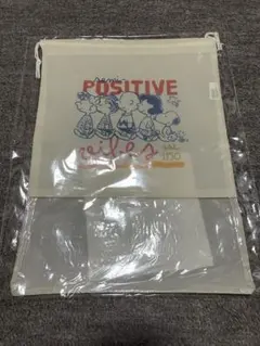 【新品】AOKI スヌーピー 中身が見える巾着袋
