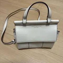 ち*る様 トリーバーチ ショルダーバッグ ハンドバッグ 2way レザー ホワイ