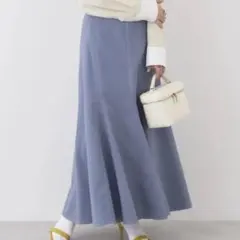 earth music&ecology ロングスカート ブルー