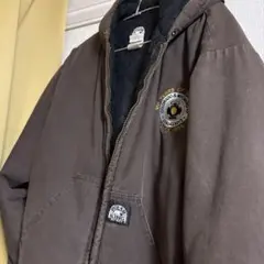 POLAR KING フード付き短丈ブラウンジャケット たん