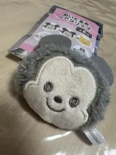 ディズニー ぬいぐるみ ヘアクリップ　ミッキー マウス