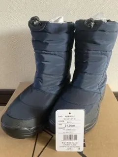 【新品】 定価6490円 A.D.ONE キッズスノーブーツ 21cm ネイビー