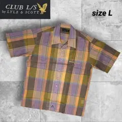 LYLE&SCOTTライルアンドスコット 半袖シャツ トリアセテート 春夏 Lのサムネイル