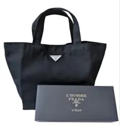 【PRADA 】ブラック トートバッグ 箱付き【新品未使用】人気
