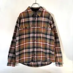 ORVIS ヘビーコットンシャツ ネルシャツ チェックシャツ アメリカ 古着