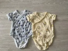 短袖ボディスーツ 2枚セット サイズ60