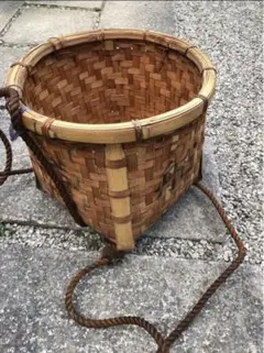 腰籠　背負い籠　特大