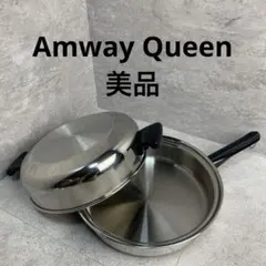 【美品】Amway Queen ステンレス製 大フライパン＋ドーム型カバー 2026年最新】アムウェイ クイーン ドーム型カバーの人気アイテム