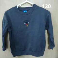 Disney ミッキーマウス トレーナー 120 裏起毛