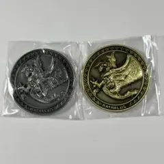 大カプコン展 記念メダル 2種類 リュウ レオン ダンテ ロックマン 他