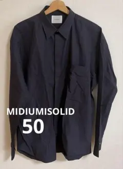 MIDIUMISOLID ミディウミソリッド　ベーシックシャツ　長袖のサムネイル