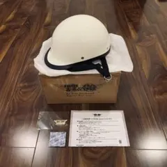 TT&CO USA ジョッキー　アイボリー　ハーフヘルメット　XL/XXL USA ジョッキー ハーフヘルメット アイボリー TT&CO. JAPAN