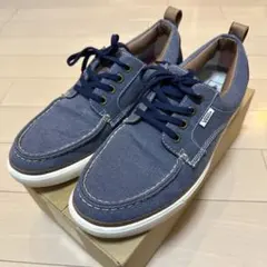 VANS ネイビー デッキシューズ