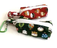 ハンドメイド　ゴルフボールケース　　　　柴犬とシマエナガ　2個セット