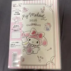マイメロディ 2026 手帳 サンリオ マンスリータイプ メイク スケジュール帳