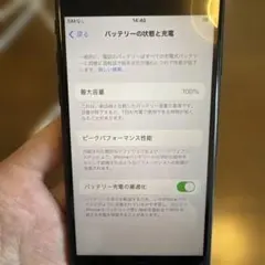 美品　iPhoneSE第3世代 64GB バッテリー100%