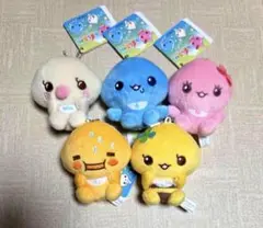 【最安値】しずくちゃん ベビーマスコットキーチェーン 全5種コンプセット
