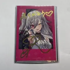 ホロライブ 三期生 直筆サイン ホロライブ 天音かなた 活動3周年記念 直筆サイン入り ポストカード