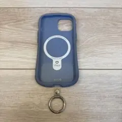 iFace iPhoneケース ブルー/ホワイト　iPhone15