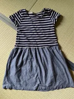 earth music&ecology 切り替えボーダーワンピース　チュニック