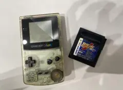 Nintendo ゲームボーイカラー クリア 本体 ソフト付き