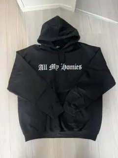 all my homies 刺繍パーカー　XL 新品未使用　ブラック 2025年最新】all my homies パーカーの人気アイテム - メルカリ