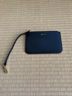 アニエスベー レザーコインケース ブラック