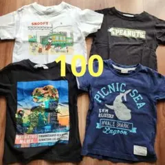 男の子　Tシャツ　まとめ売り　100～110　半袖　夏　H&M、PEANUTS他