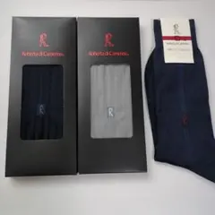 Roberta di Camerino メンズ ソックス 3足セット　25cm
