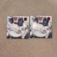 鬼滅の刃　幕間画　缶バッジ　壱　産屋敷耀哉　産屋敷あまね　2個セット