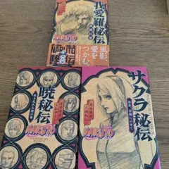 【初版】NARUTO 秘伝 3冊セット