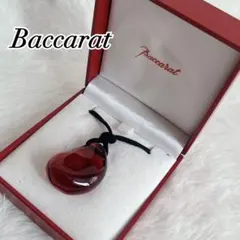 バカラ クリスタル ネックレス オレンジ系 保存袋付き - メルカリ