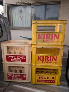 アサヒ キリン 　大瓶ビールケース　5個セット　　送料無料 2026年最新】ビール 大瓶の人気アイテム - メルカリ