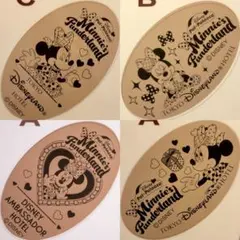 ミニーのファンダーランド　ランドホテル　アンバホテル　スーベニアメダル 4種