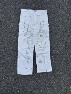 80s-90s Dickies ペインターパンツ ホワイト TALONジップ - メルカリ