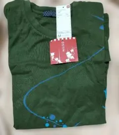 UNIQLO 井村屋 水ようかん コラボTシャツ グリーン Mのサムネイル
