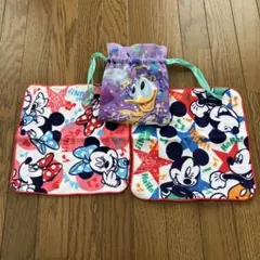【新品】ディズニー　35周年　ミニハンドタオル2枚セット ミッキー ミニー